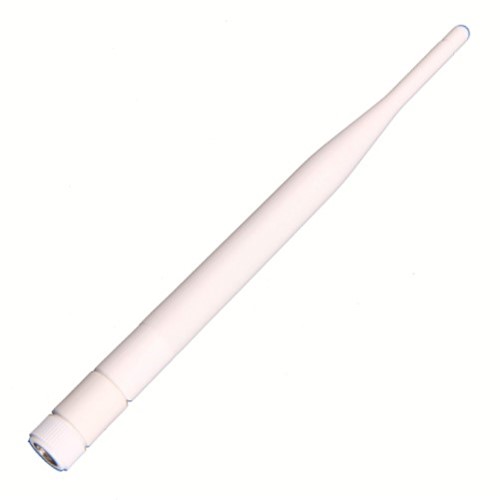 915MHz 5dBi 193mm Dipole antenna with integrated hinge WHITE SMA male, 40W 50R impedance
