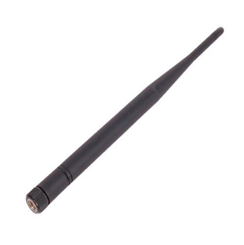 922MHz ISM Vertical mounting 208mm high performance dipole antenna, 6.0dBi, 50R impedance,5u&quot; Gold SMA male connector, 200u&quot; Nickel plated mounting nut, 40W input power, NO printing onantenna body (plain black)