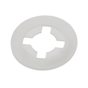 M3 x 6.7mm Screw retaining washer, 1.2mm thickness, nylon 66 UL94V-2, natural colour