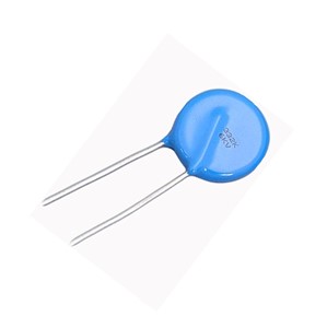 4.7nF 3kV 20% Z5U High voltage ceramic disc capacitor, epoxy coated, Class II, 25mm straightlegs, 5mm PCB pitch, 0.6mm pin diameter, 13mm disc diameter, 5mm thick, -25c to +85c operatingtemperature range