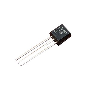 Precision analog temperature sensor IC, 400uA-5mA operation, 2-terminal zener design, <1R impedance,-55C to +125C temperature sensing range, calibrated to K scale, 3-pin TO-92-3 package
