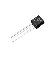 Precision analog temperature sensor IC, 400uA-5mA operation, 2-terminal zener design, <1R impedance,-55C to +125C temperature sensing range, calibrated to K scale, 3-pin TO-92-3 package