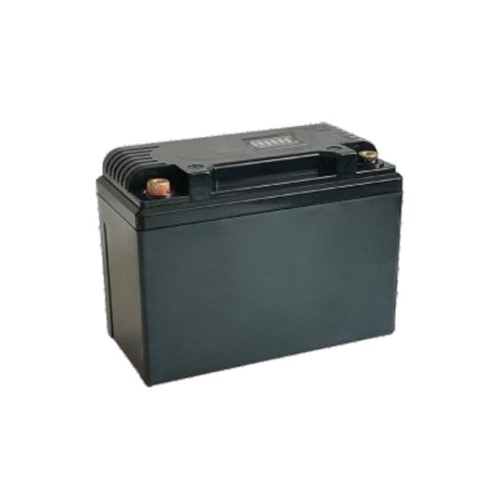 12.8V 8Ah (102.4Wh) LiFePO4 Automotive battery with LED fuel gauge. High quality constructionsuitable for use in automotive applications. Features include:

-&gt; Integrated battery management system -&gt; 10A maximum continuous charge/dischargecurrent -&gt; 20A peak discharge current-&gt; 2A-5A recommended charge current -&gt; Very low self discharge-&gt; Up to 4 x batteries in series (48V system) -&gt; Up to 16 x batteries in parallel (128Ahsystem) -&gt; -20c to +60c discharge temperature range-&gt; 138mm x 66mm x 102