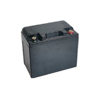 12.8V 18Ah (230.4Wh) LiFePO4 Deep cycle battery. High quality construction suitable for use in awide range of long life, deep cycle applications.

Features include:

-> Integrated battery management system -> 20A maximum continuous charge/dischargecurrent -> 25A peak discharge current-> 4A-5A recommended charge current -> Very low self discharge-> Up to 4 x batteries in series (48V system) -> Up to 16 x batteries in parallel (144Ahsystem) -> -20c to +65c discharge temperature range-> 151mm x