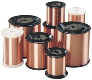 1.000mm 2UEW Copper magnet wire, Cu, 180c temperature rating, polyurethane, solderable, PT15(15KG) spool size