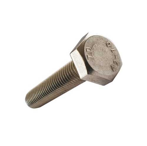 M6 x 12mm, Hex head, ISO, Stainless Steel SS304 bolt