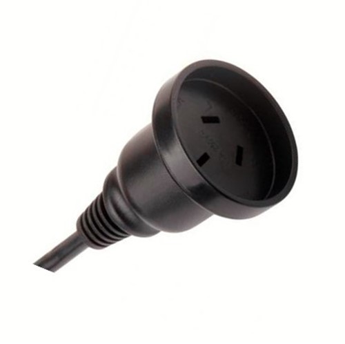 10A 0.7M AC Power cable, 250/440V H05VV-F 4V-75 3G 1.0mm2 cable (black), female NZ/AU KCS70-3001-85socket, 6.3mm QC terminals, as per approved drawings and specifications, revision 0007-NOV-2011
