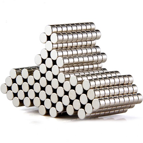 5mm x 3mm Neodymium N35 magnet, Ni-Cu-Ni coated (15-30um thickness), >48hr salt spray tested,50pces/tube