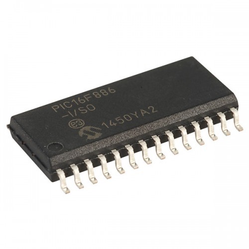 PIC16 Series microcontroller 8-bit CMOS 128B RAM 3.5Kb flash SMD SOIC28 package