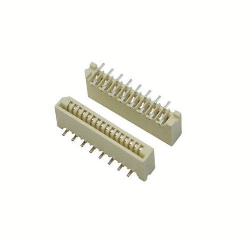 10-pin SMD FPC connector, vertical mount, tin plated, UL94V-0