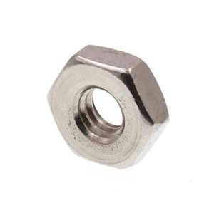H4.95 x 1.9mm D-SUB #4-40UNC nut, chamfered edges, nickel plated steel, ROHS approved