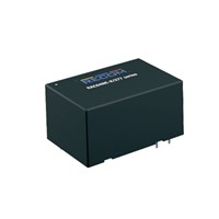 PCB Mount AC/DC power supply module, 83-305VAC input, 12VDC 330mA output, 80% efficiency, 4Wcontinuous output power, 5-pin, 24mm x 37mm x 18mm package size