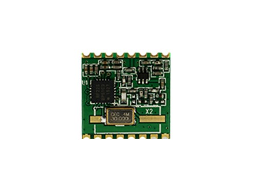 RF Transceiver module SMD high power 433MHz +20dBm 1.8-3.6V low power consumption andadvanced performance version B S1 crystal option PCB revision 2.0 module revision 1.1(Silabs Si4430-31-32)