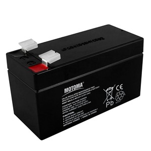 [T:Description]

Introducing 12V 1.2Ah VRLA battery, the perfect choice for any professional-grade or home application. Featuring a long life, high-reliability design, and an ABS (UL94-HB) case, this VRLA battery is specially designed to deliver reliable and consistent power no matter the conditions. The battery is built with a super heavy-duty grid with high-performance plates and electrolytes, so you can be sure that it works even in temperatures ranging from -20&#176;C to +50&#176;C. Plus, with an 18A maximum discharge current and low self-discharge performance, you can count on this battery to get the job done.
[BR]
[BR]
This battery is perfect for a variety of different applications, such as alarm systems (fire and security), children&#39;s electric cars and toys, RV applications, portable lighting, motorcycle starting, motorised ducks, kontiki, UPS, back-up power supplies, tools, backup power, camping, and medical equipment. We are so confident in the quality of our product that we back it with a 12-month original manufacturers quality and performance guarantee. Get your 12V 1.2Ah VRLA battery today and get ready to experience reliable and consistent power.

[T:Tech Specs]
Nominal voltage: 12V 1.2Ah
[BR]
Type: VRLA Battery
[BR]
Dimensions: 97mm (L) x 43mm (W) x 52mm (H)
[BR]
Terminals: F1 Tab Terminals (4.75mm QC type)
[BR]
Weight: 0.54KG
[BR]
Additional: 18A maximum discharge current, UL94HB enclosure,  -20c to +50c operating temperature range, Safety approvals: IEC60896-21/22, JIS C8704, YD/T799, BS6290:4, GB/T 19638, UL1989.
[T:Uses:]
[UL]- Home Alarms - Security Systems - Backup Power - Toys - Agricultural - Kontiki/Long Line Fishing - Camping - Consumer Devices - Tools -Torches[/UL]