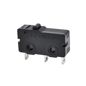 125VAC/250VAC 5A Anti-tamper microswitch, PCB mount, 3-pin, 20mm x 6mm x 9mm, momentaryoff/on/off