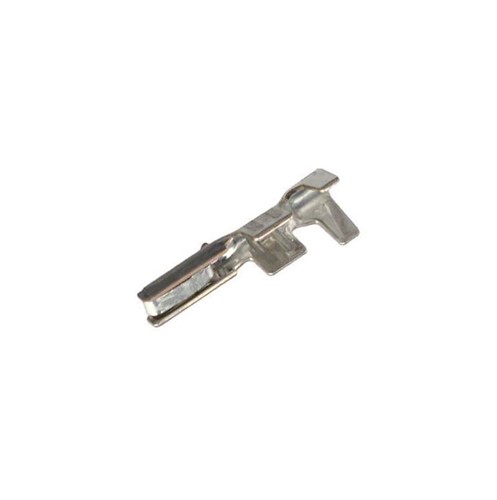 Female terminal for use with ZER connector housing, 24-28AWG wire range, 0.76mm-1.2mminsulation OD range, copper alloy, tin plated finish