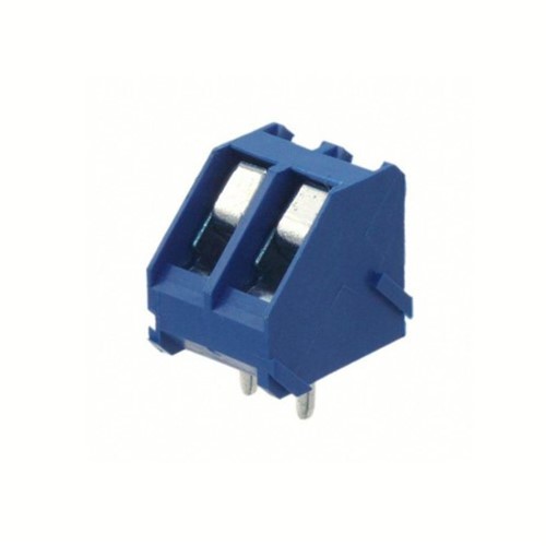 2-pin 5mm Terminal block blue 300V/250V 15A/10A UL VDE approved Anytek logo on housing
