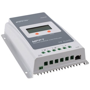 [T:Description]
Introducing the 20A MPPT Controller with LCD from EP Solar. Maximum power point tracking (MPPT) technology maximises the efficiency of your solar charging system, allowing you to get more from your solar panels. 
[BR]
[BR]
With an impressive 20A charge/discharge current, this MPPT controller is designed to handle high power requirements and keep your solar array running at top performance. An 8-32V input voltage range makes this controller compatible with almost any setup, while its 2-72V MPP voltage range ensures that it can handle virtually any input. Additionally, its multi-function LCD display provides a visually intuitive look at system performance and allows you to customise your setup according to your needs. 
[BR]
[BR]
A RS485 port (MODBUS) provides efficient communication and the IP30 environment protection ensures reliable operation in harsh outdoor conditions. Finally, this controller features full electronic protection and is user programmable for easy integration. 
[BR]
[BR]
Get more out of your solar system with the 20A MPPT Controller with LCD from EP Solar.

[T:Uses]
[UL]- Solar Charging - Solar Installation - Energy Management - Solar Battery Charging - Solar Charge Controller[/UL]