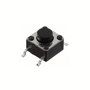 6mm x 6mm SMD tactile switch 160gf operating force 5mm switch height 12VDC 50mA rated extralong life 100000 cycle