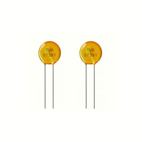 750VDC 465VAC 10mm Metal oxide varistor, 134J, 0.4W, 7.5mm PCB pitch