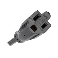 10A 1.5M AC Power cable SJT 3-core 16AWG (1.31mm2) 60?c FT2 300V E215210 ?F?F(UL) C(UL), PMS425charcoal grey), female USA E218475 LA005K socket (PMS425 charcoal grey), insulated 6.3mm rightangle low profile QC terminals, PG11 cable gland fitted (grey), nut for cable gland in seperatebag, as per approved drawings and specifications, revision 00 24-FEB-2023