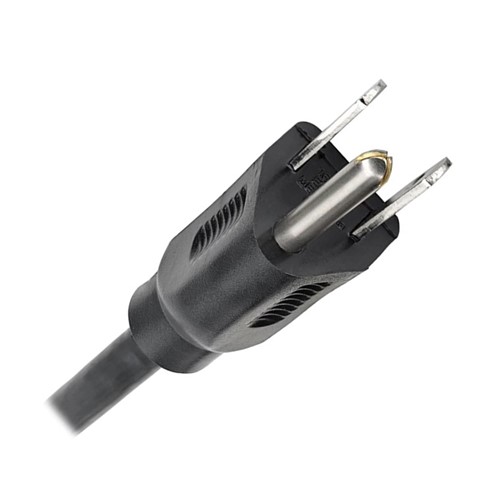 10A 2M AC Power cable, USA 2-pin plug, C8 female, 18AWG 2-core black cable, as perapproved drawings and samples, revision