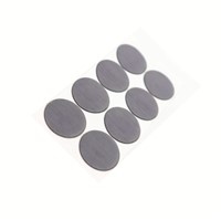 e-PTFE Adhesive membrane, 7.6mm diameter with 3.3mm diameter vent, hydrophobic, oleophobic,IP68/IP69 rated, BLACK, as per approved datasheet