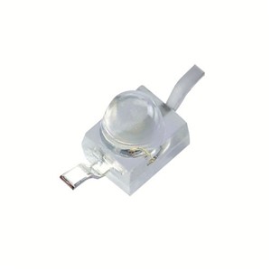 True-Green SMD Z-BEND LED, 2350mcd, 25 degree viewingangle, water clear dome lens