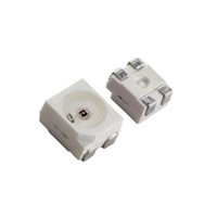 Green SMD 3528 PLCC4 LED, 520nm, 5700mcd, 120 degree viewing angle, water clear flat lens, 3.2V,50mA