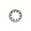 M4, 316, Plain Stainless Steel Internal Tooth Shakeproof Washer