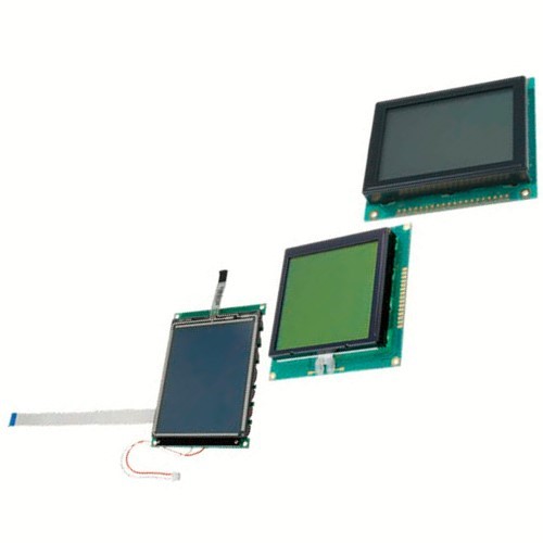 102 x 64 Custom LCD module transflective FSTN positive mode 9.6VDC yellow/green LED backlightFPC connection 6 oclock viewing angle COG -10c to +70c operating temperature range