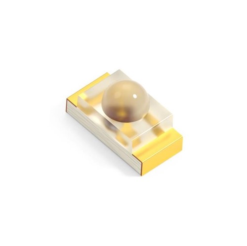 SMD Green 0603 LED, clear domed lens, 417mcd, 525nm, 2.65V 2mA, 60 degree viewing angle